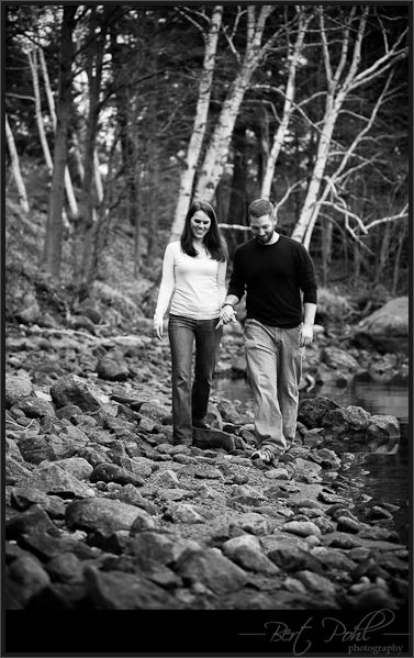 Erin and Kyle engagement photography upstate new york